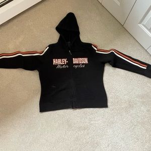 Harley Davidson zip up hoodie XL